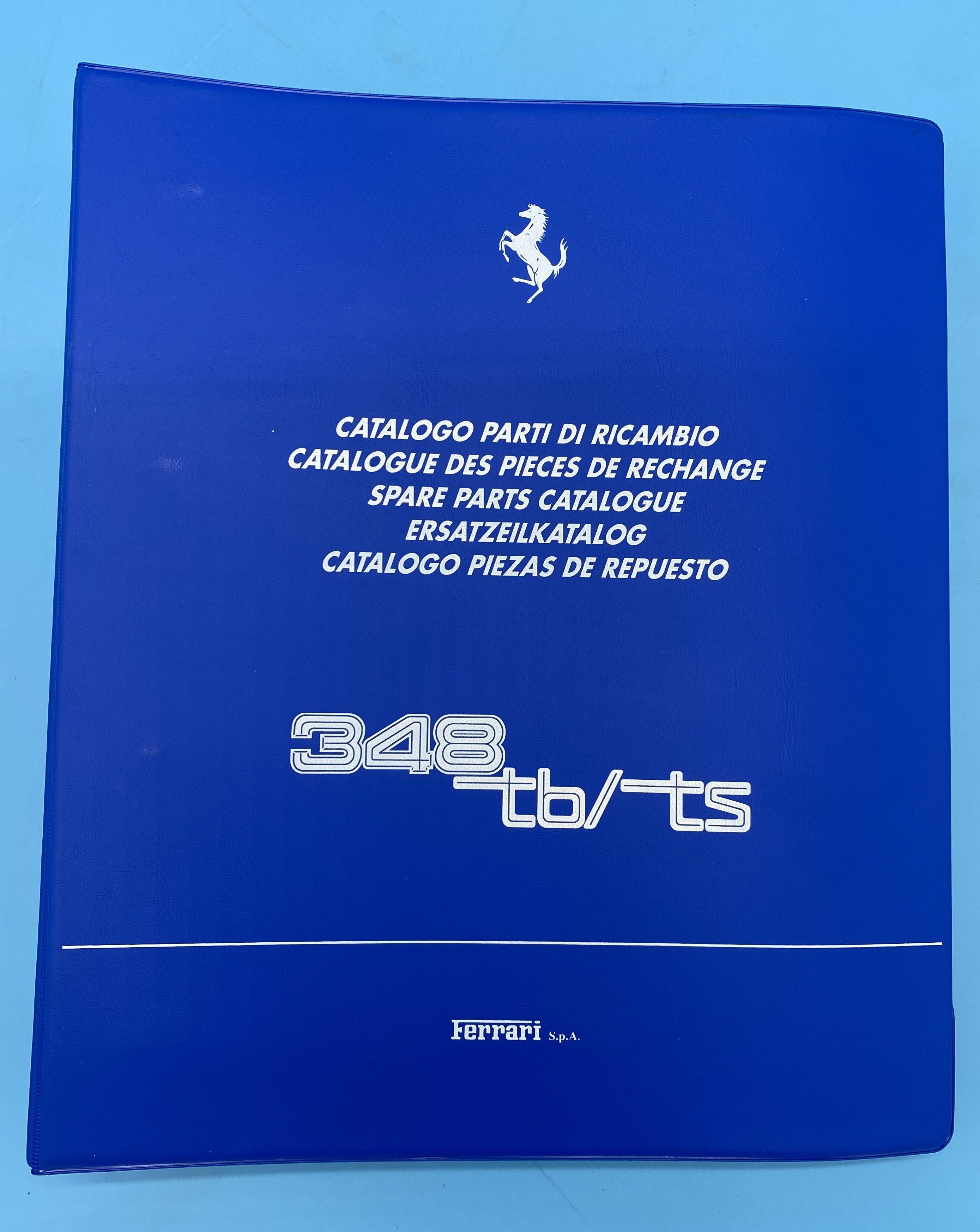 Ferrari 348 tb/ts Spare Parts Catalogue 782/93 Veloce Parts