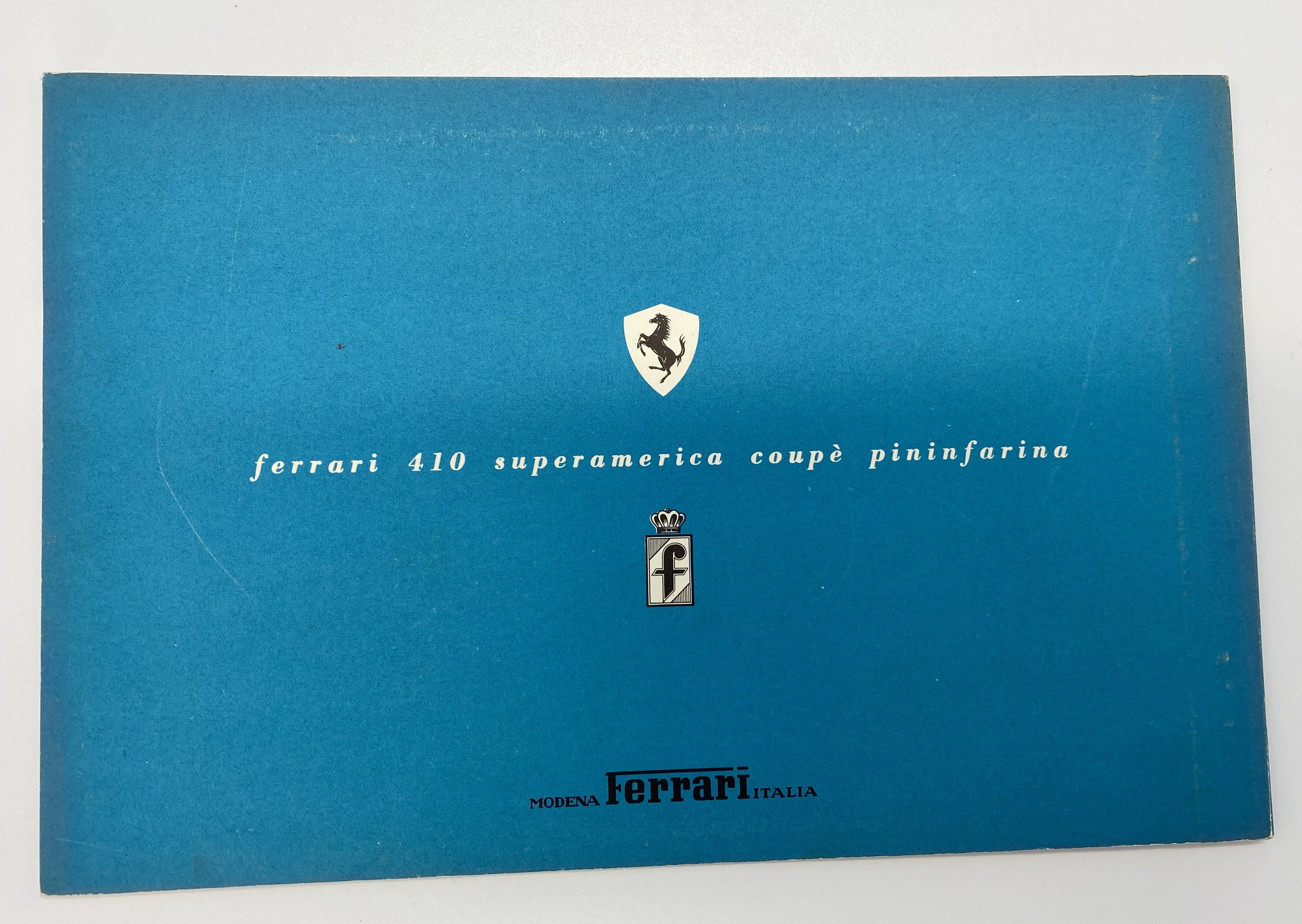Ferrari 410 Superamerica Coupe Pininfarina - Press Kit - ( 190 )