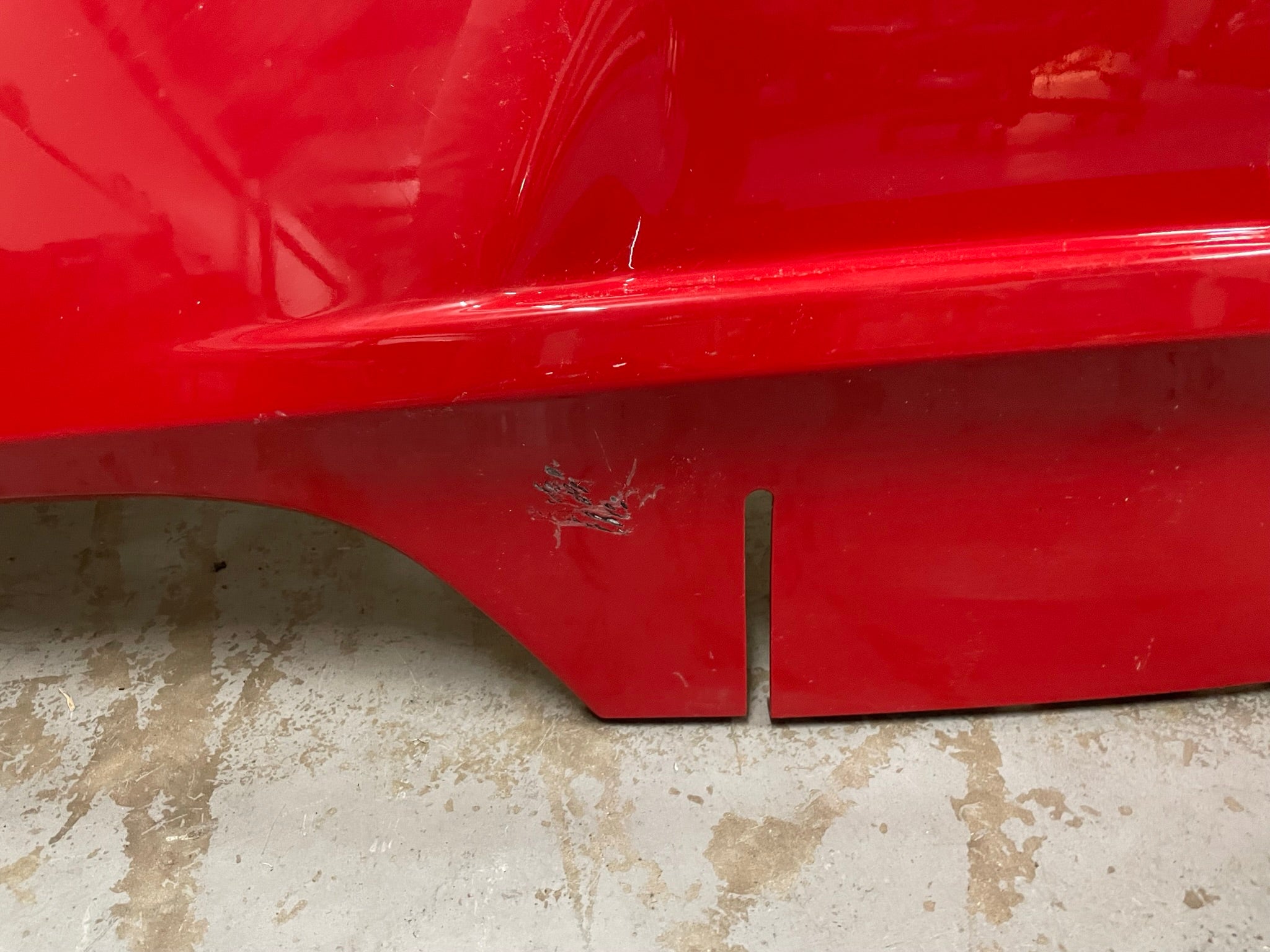 Ferrari 458 Challenge - Complete Rear Bumper - 86283410 / Red & Black