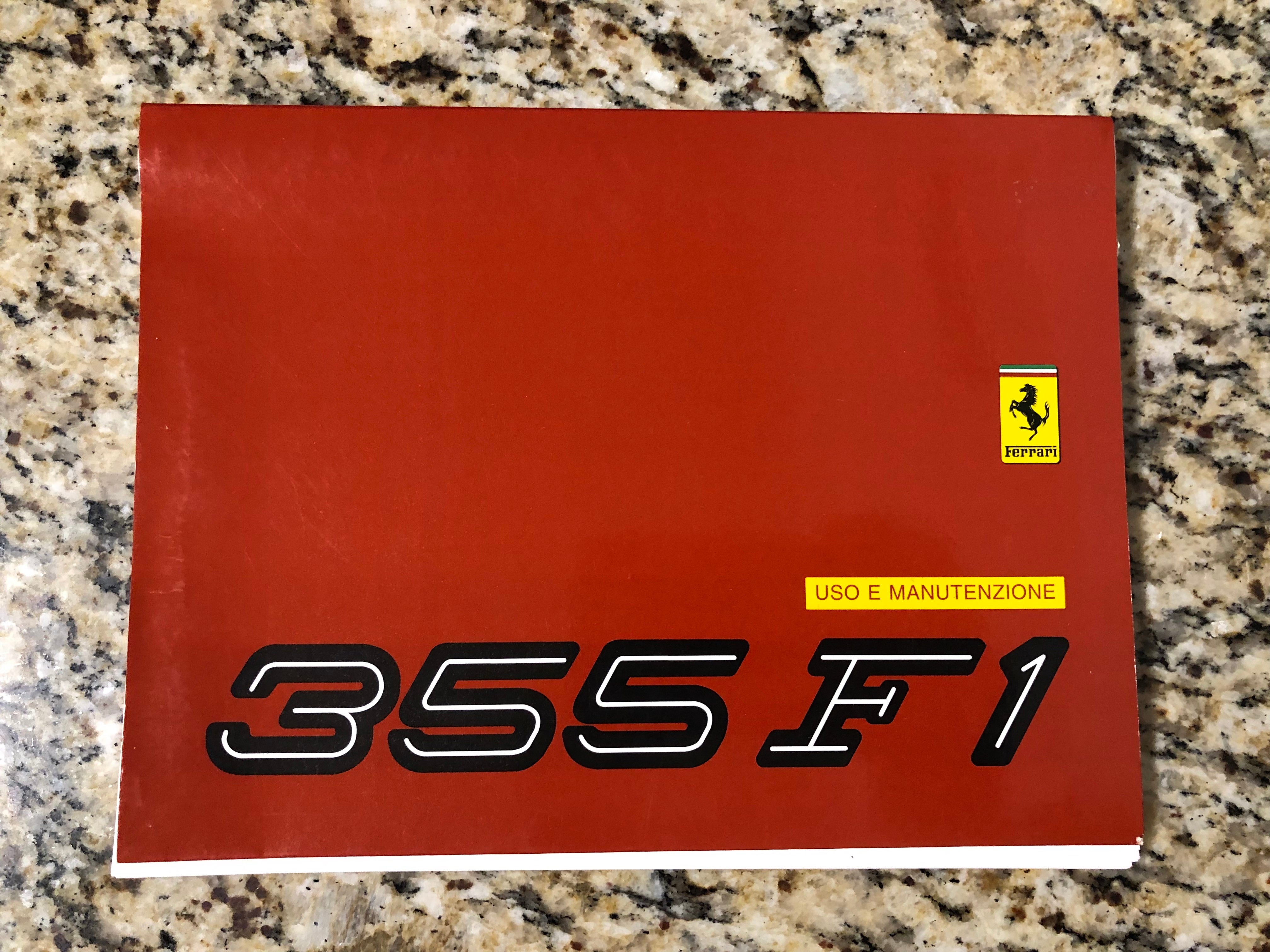 Ferrari 355 F1 Owners Manual Factory Original